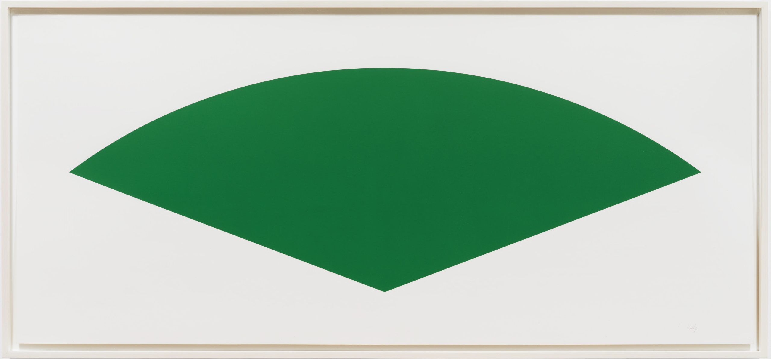 Green Curve (State II) by Ellsworth Kelly