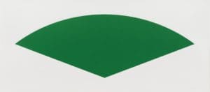 Green Curve (State II) by Ellsworth Kelly