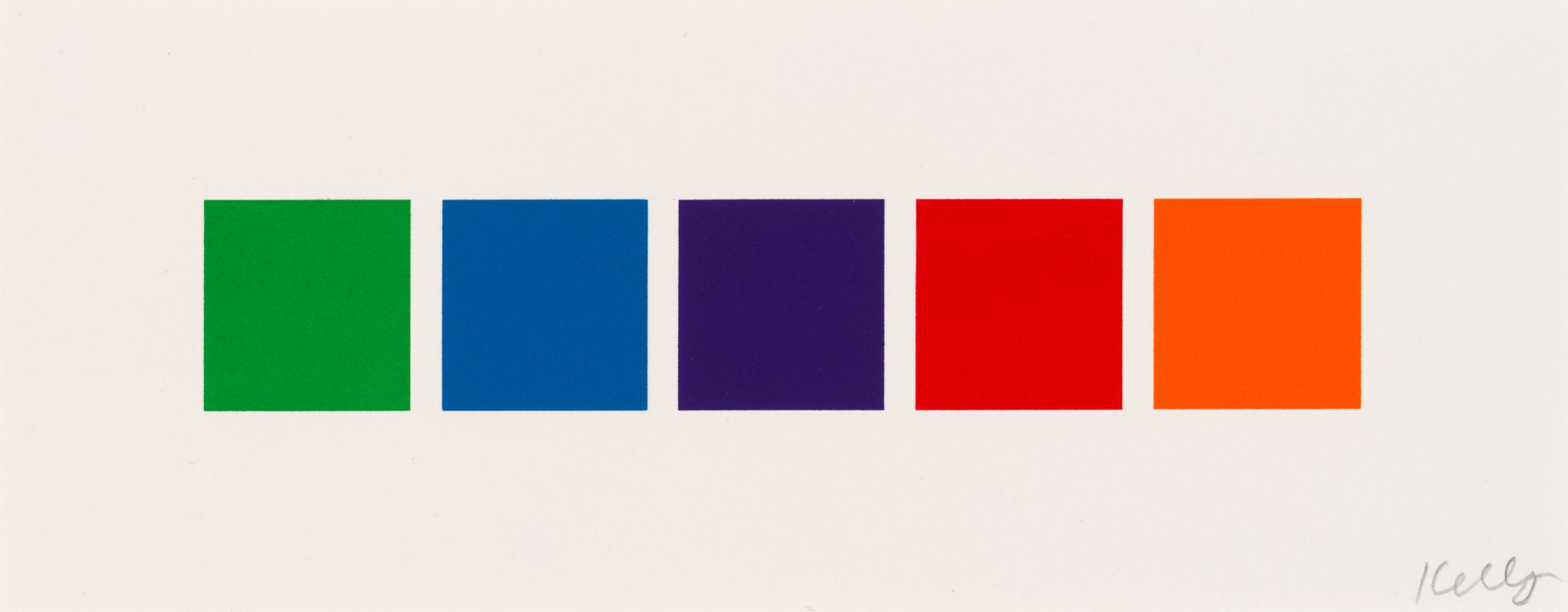 Color Squares 3 by Ellsworth Kelly