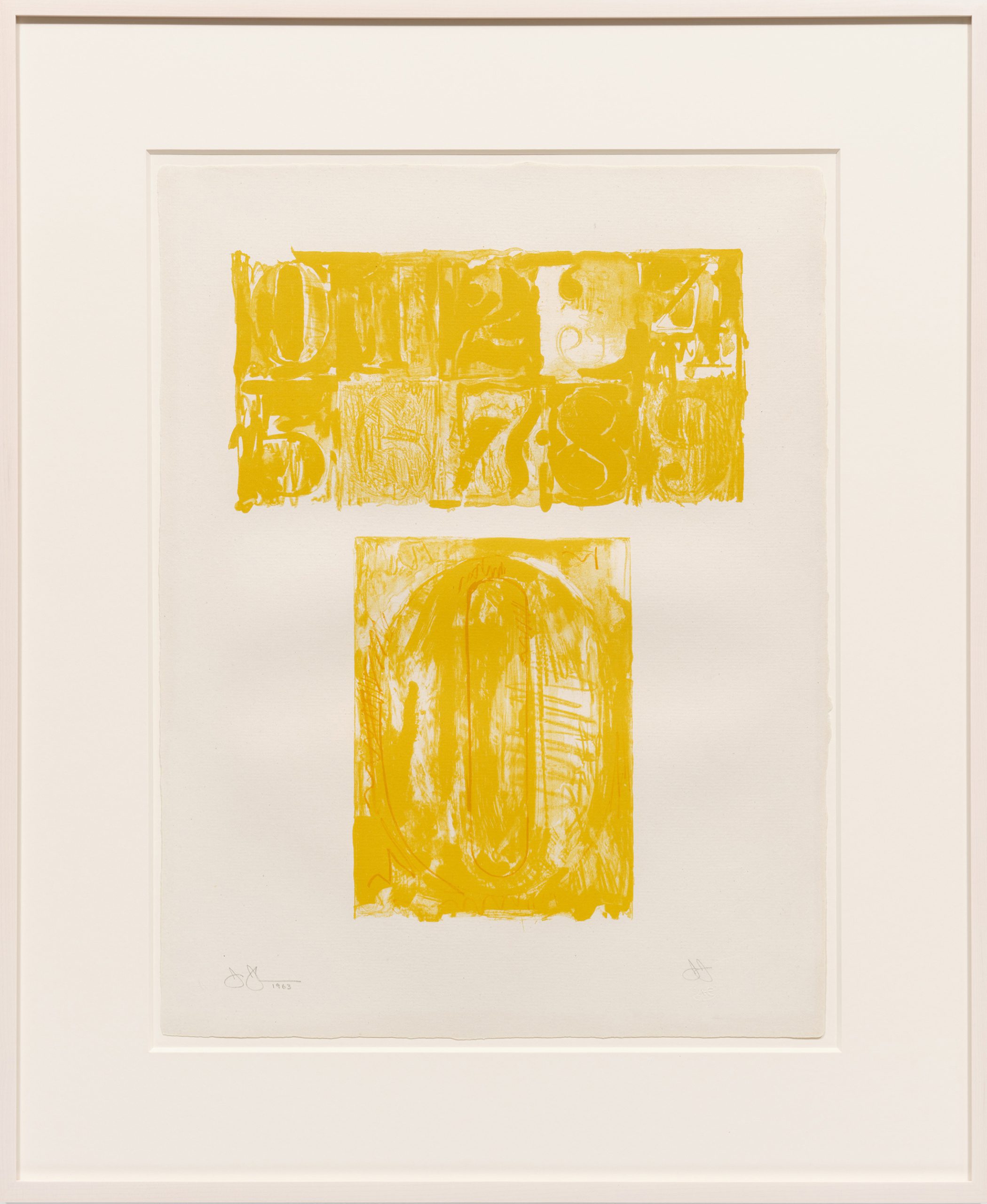 0 (from 0-9) by Jasper Johns