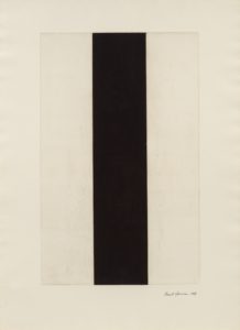 Untitled Etching 2 by Barnett Newman