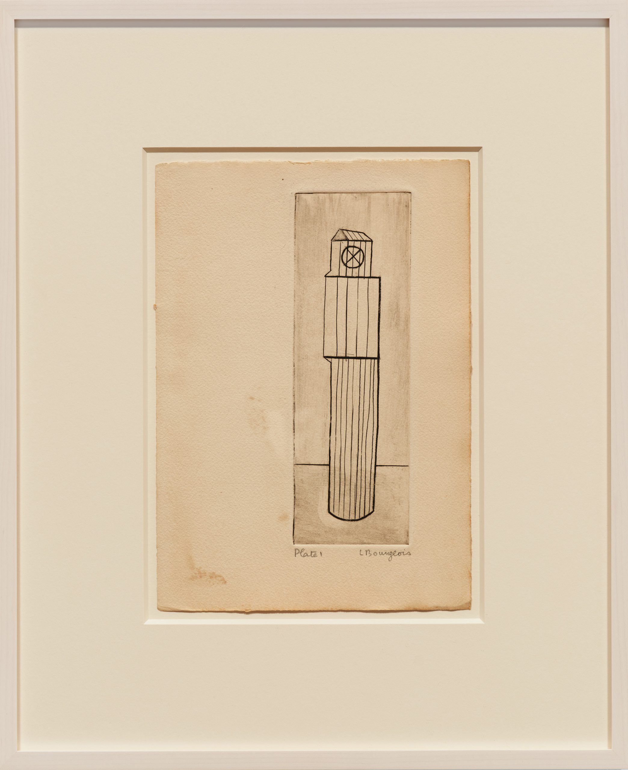 He Disappeared into Complete Silence, Plate 1 by Louise Bourgeois