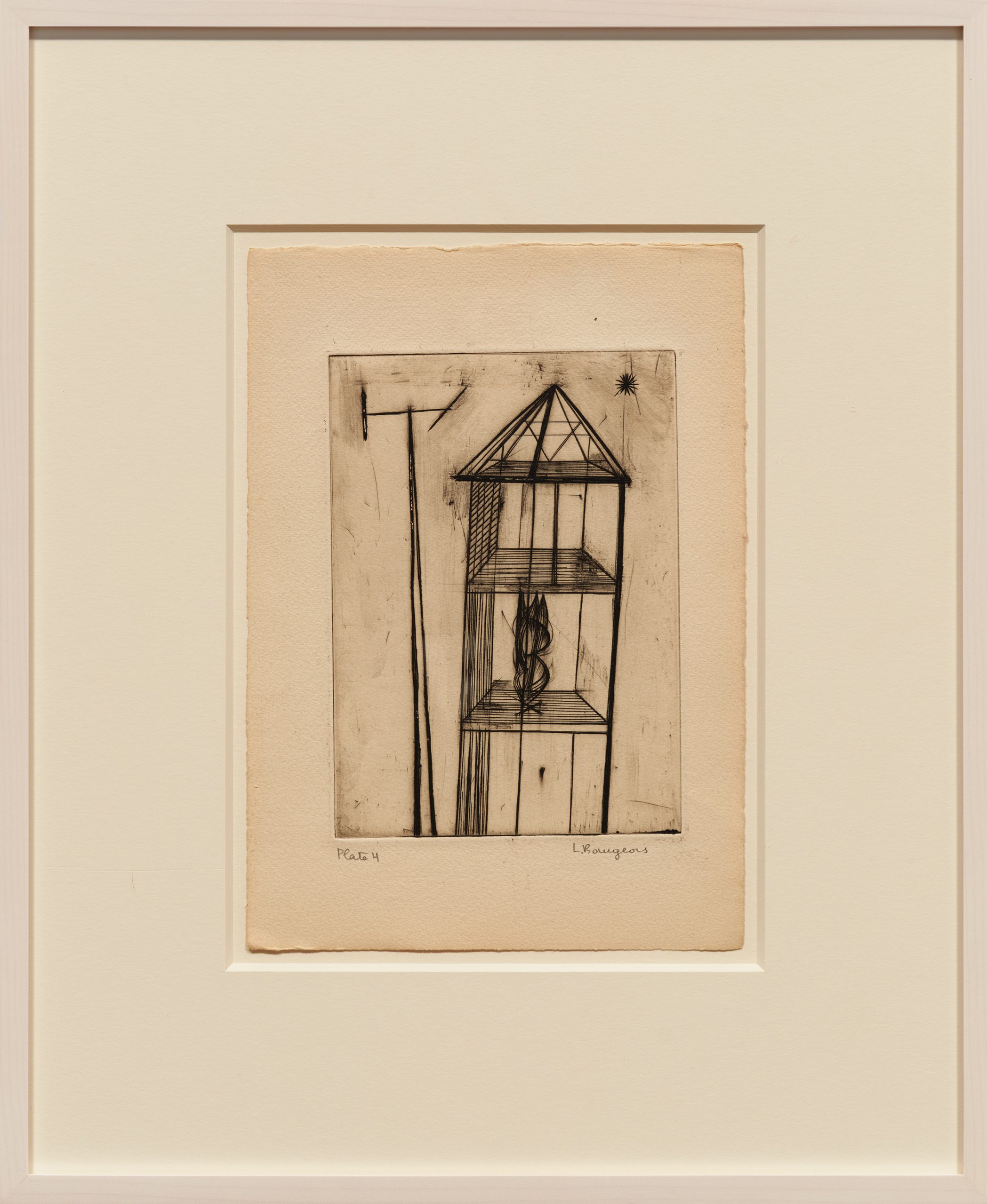 He Disappeared into Complete Silence, Plate 4 by Louise Bourgeois