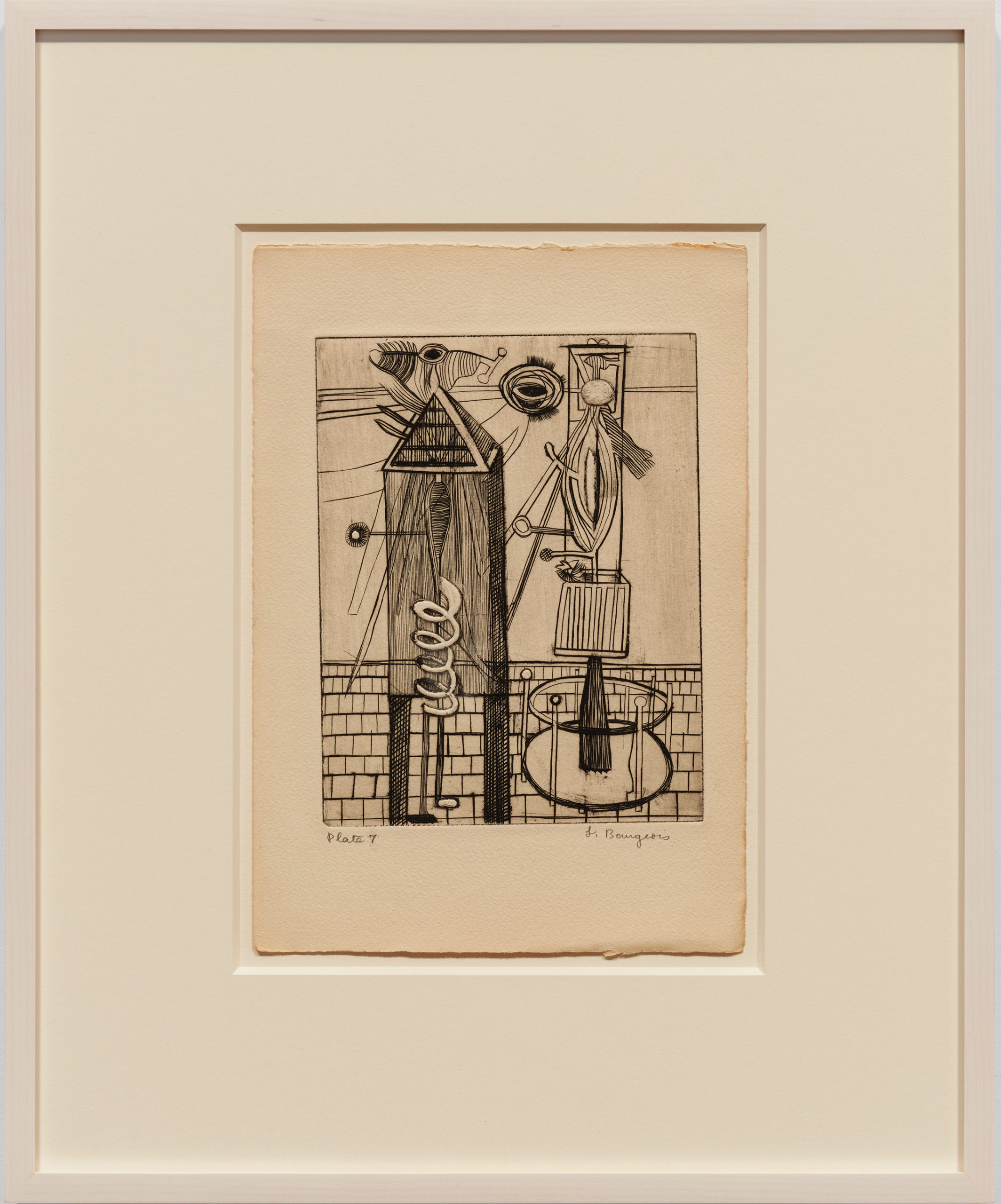He Disappeared into Complete Silence, Plate 7 by Louise Bourgeois