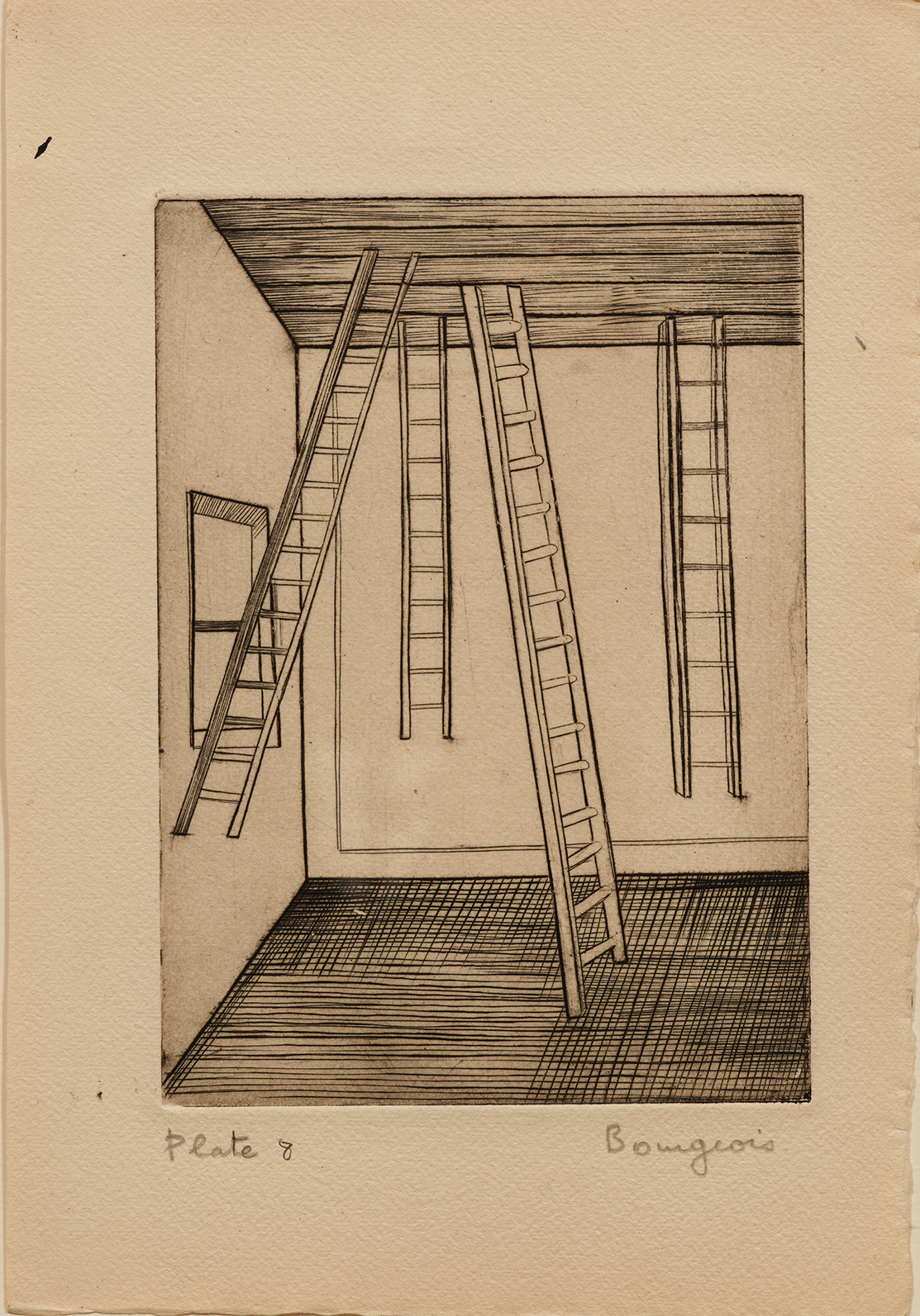 He Disappeared into Complete Silence, Plate 8 by Louise Bourgeois