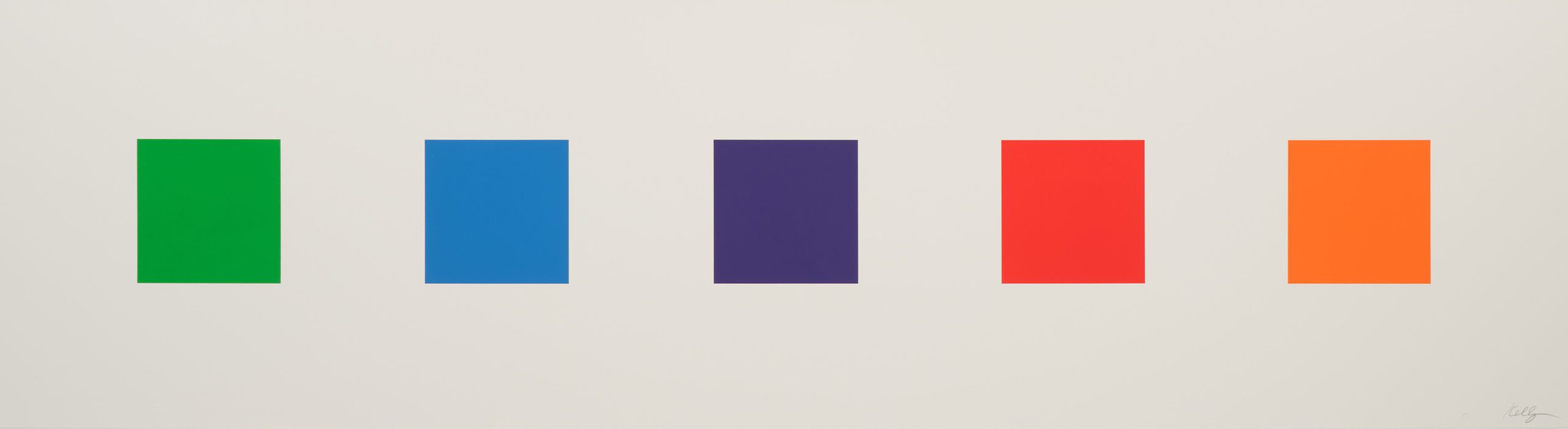 Color Squares 1 by Ellsworth Kelly