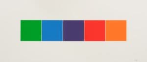 Color Squares 4 by Ellsworth Kelly
