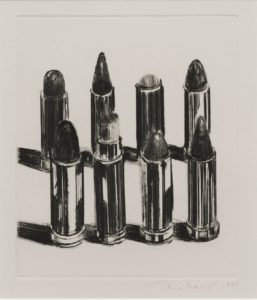 Lipsticks – Black by Wayne Thiebaud