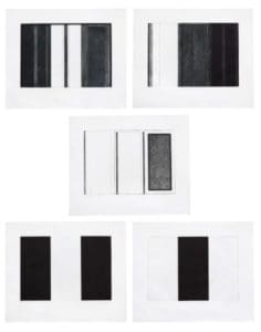 Five Threes by Brice Marden