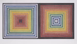 Double Gray Scramble by Frank Stella
