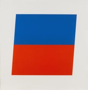 Blue Red-Orange by Ellsworth Kelly