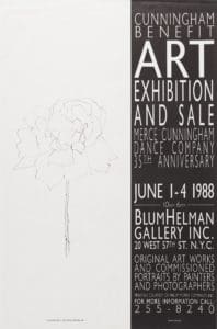 Merce Cunningham Benefit (Rose II) by Ellsworth Kelly