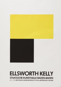 Ellsworth Kelly, Staatliche Kunsthalle (Chatham XII, Yellow/Black) by Ellsworth Kelly