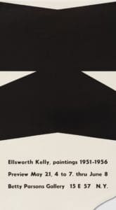 Ellsworth Kelly, Paintings 1951-1956 (Black) by Ellsworth Kelly