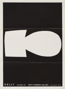 Ellsworth Kelly, October 1961, Betty Parsons Gallery by Ellsworth Kelly