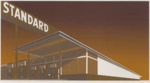 Mocha Standard by Edward Ruscha