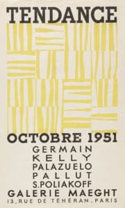 Tendance, Galerie Maeght by Ellsworth Kelly
