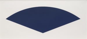 Blue Curve (State III) by Ellsworth Kelly