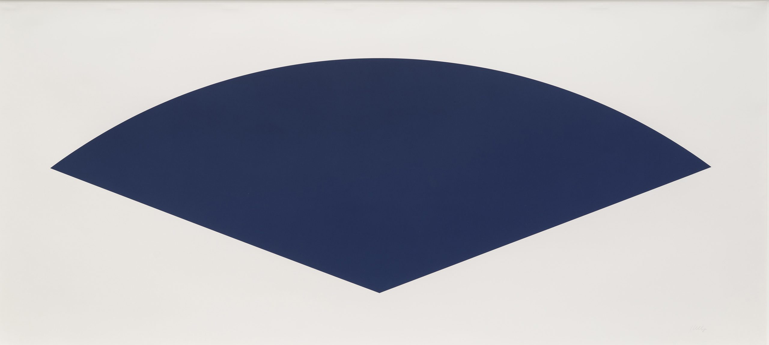 On View: Ellsworth Kelly - Blue Curve (State III)