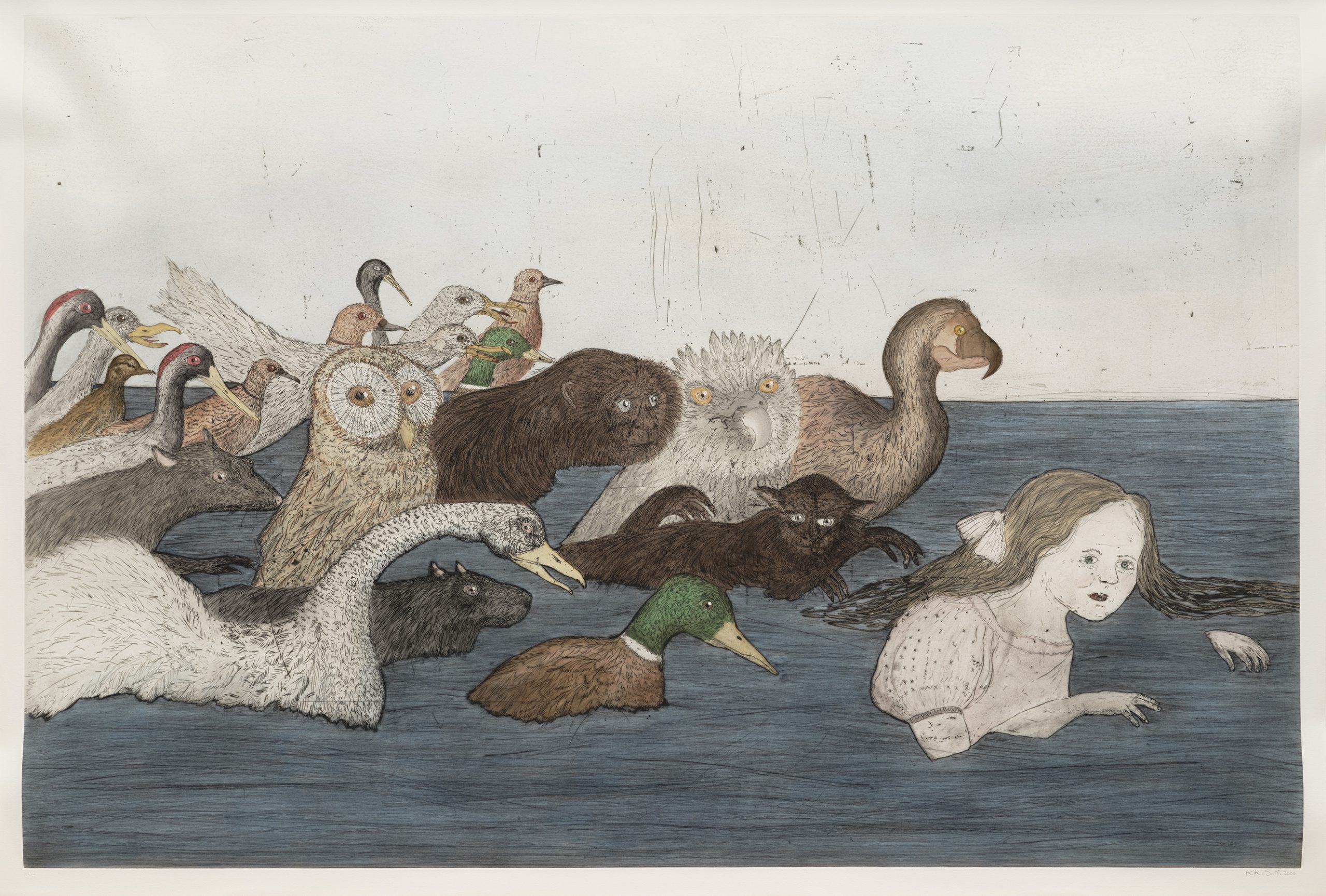 On View: Kiki Smith - Pool of Tears 2 (after Lewis Carroll)