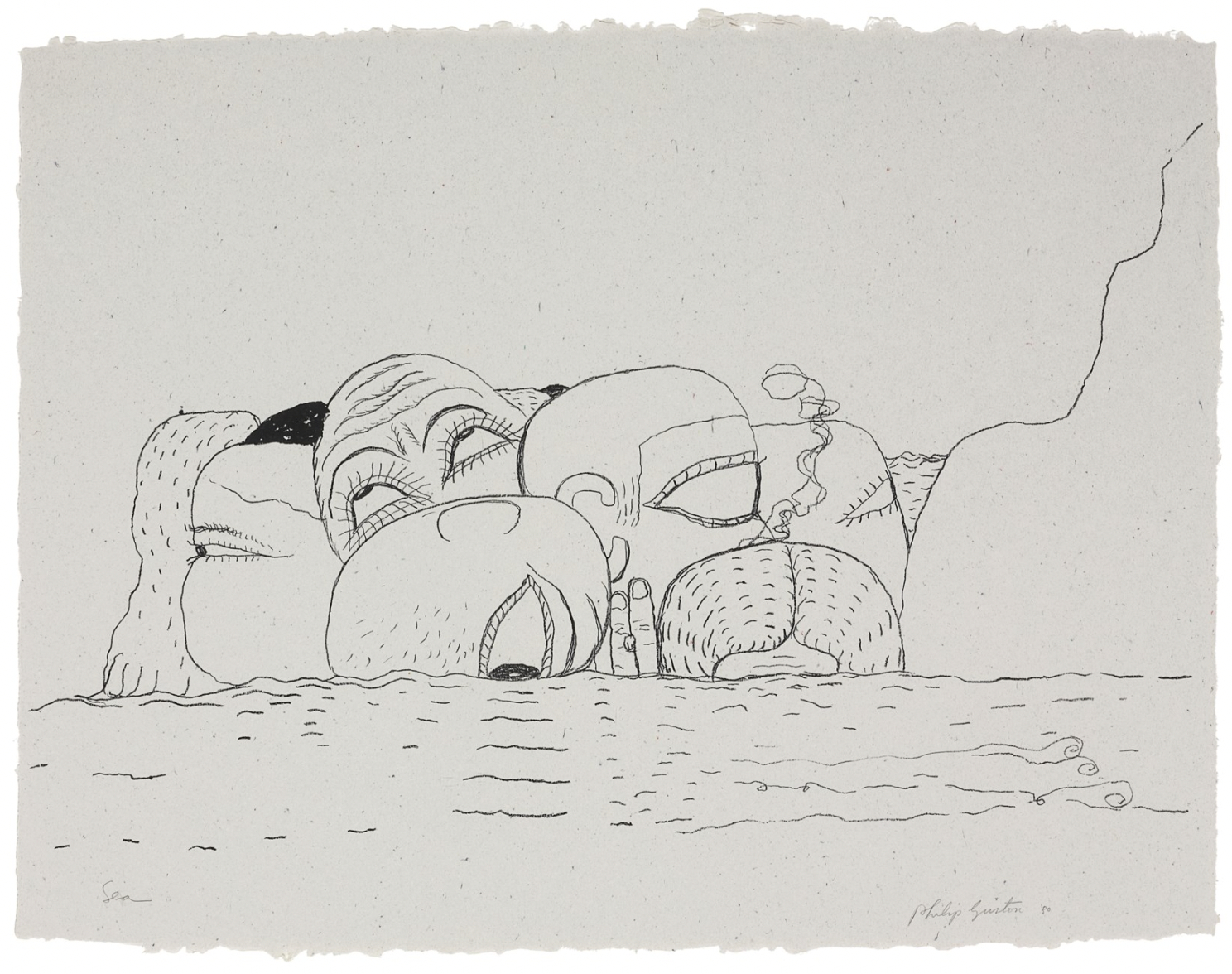 Sea by Philip Guston