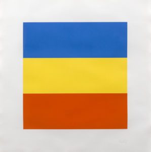 Blue Yellow Red by Ellsworth Kelly