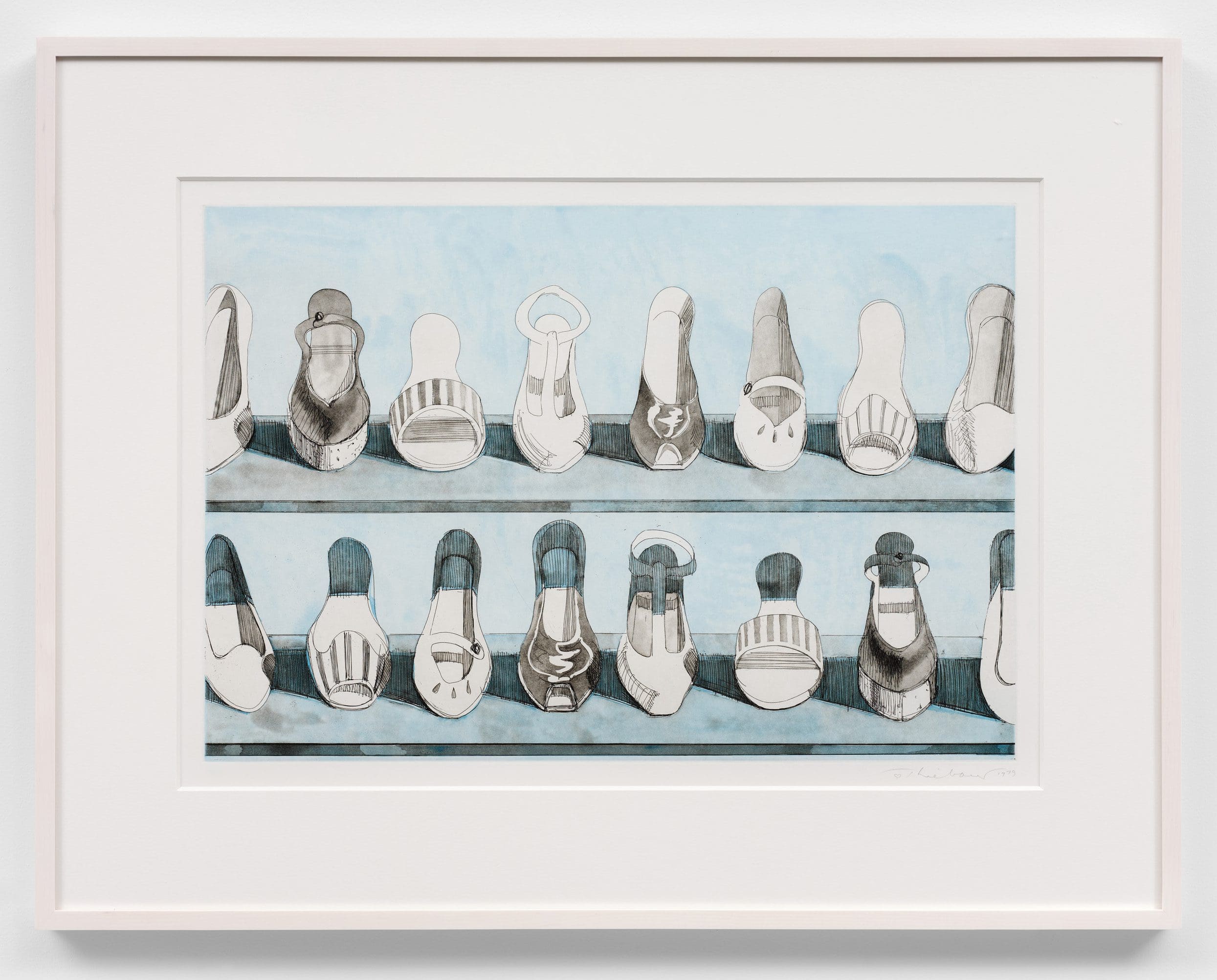 Shoe Rows by Wayne Thiebaud
