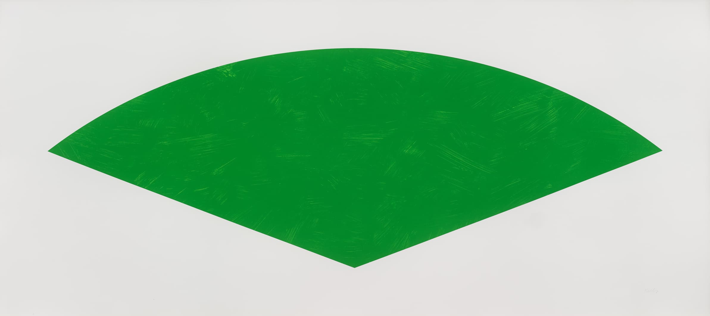 A picture of Green Curve by Ellsworth Kelly