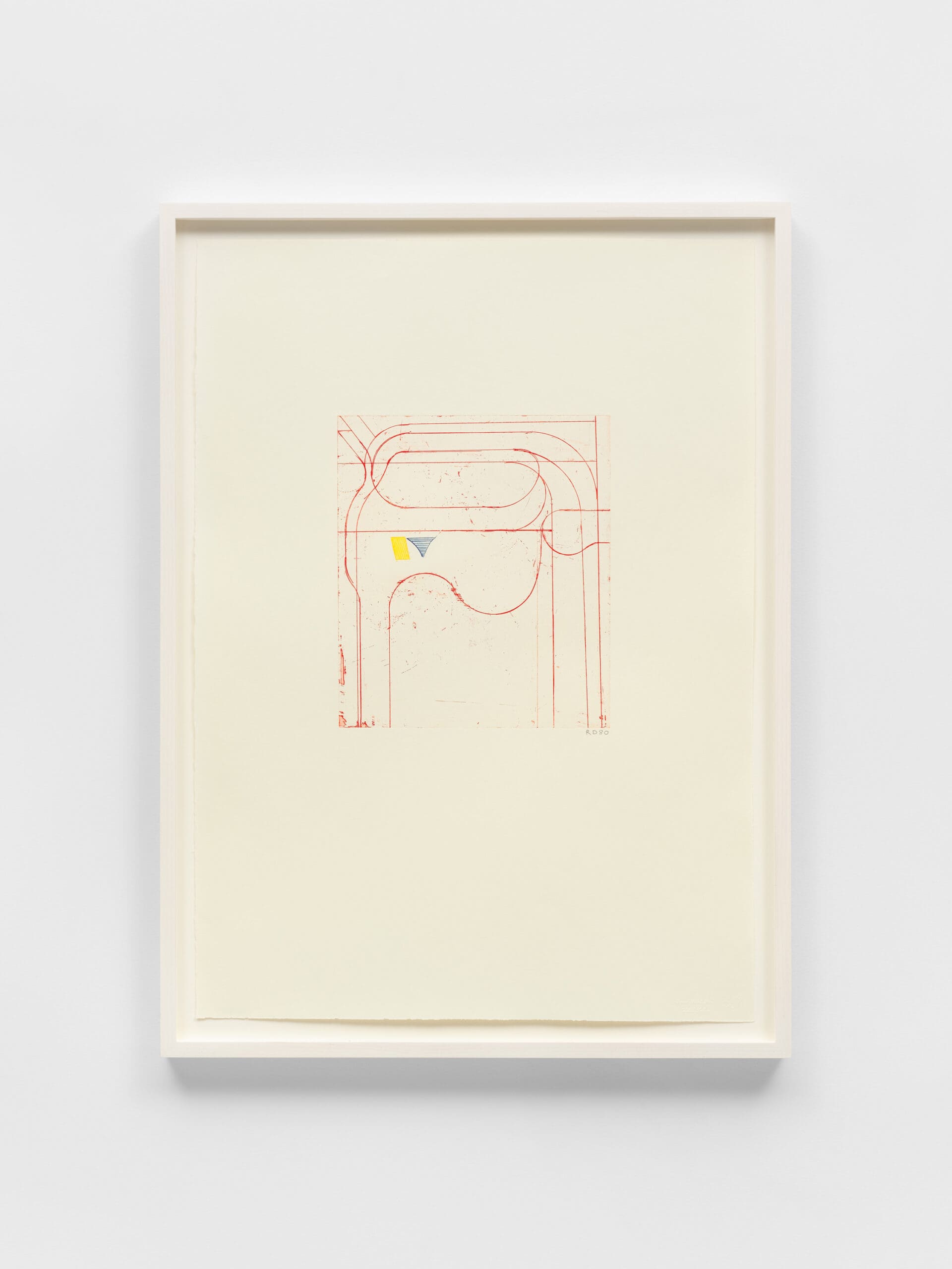 A picture of Construct (Red) by Richard Diebenkorn