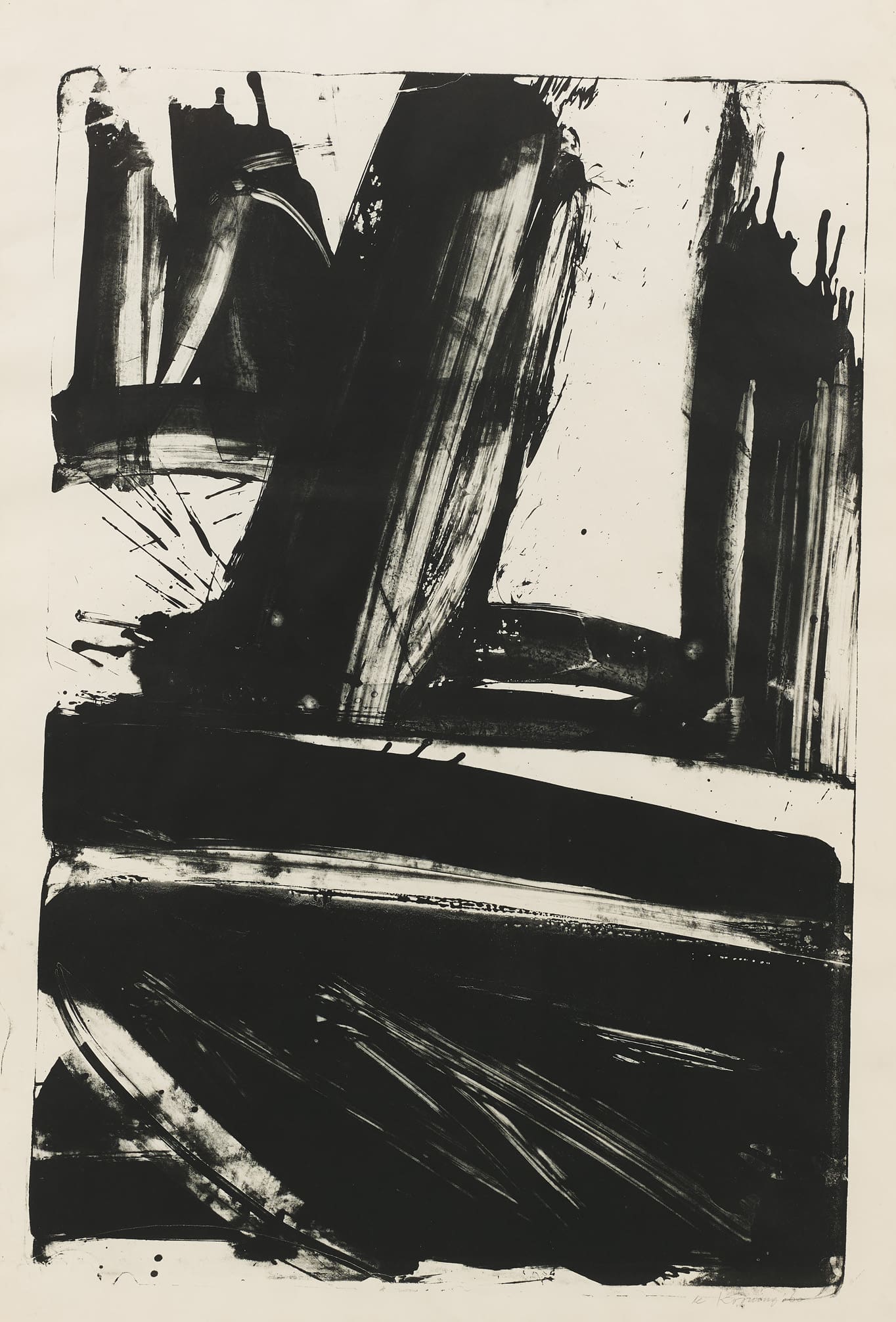 Willem de Kooning - Litho #1 (Waves #1), 1960, lithograph