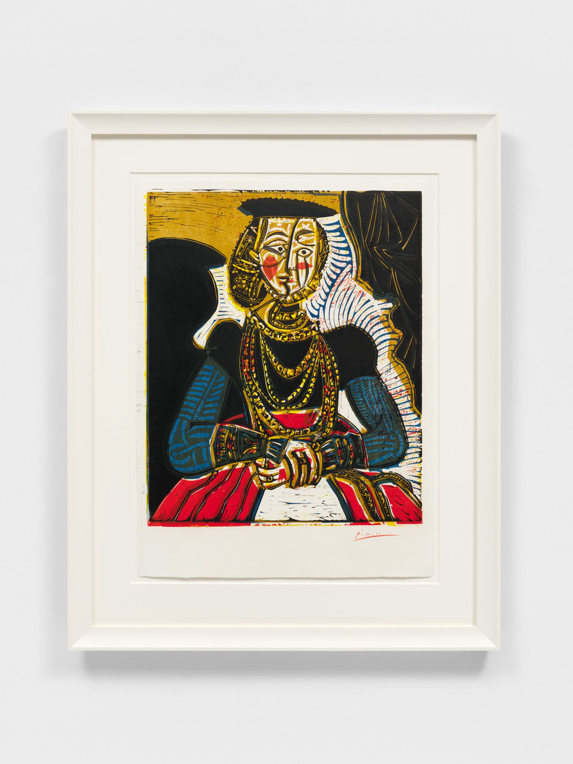 Pablo Picasso - Portrait de jeune fille, d'après Cranach le Jeune, II
